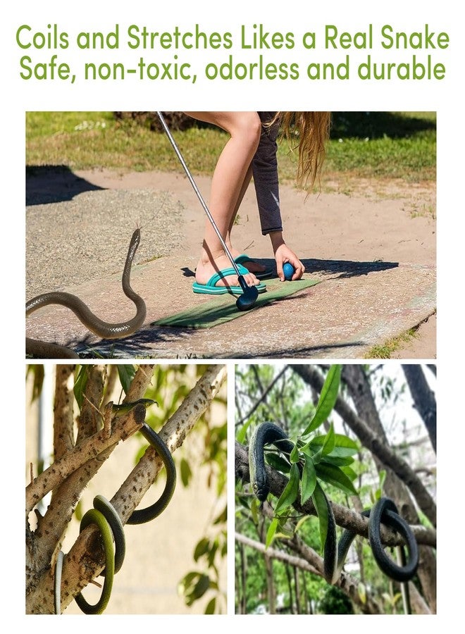 ANABIUP Fake Snake, Rubber Snake Prank with String and Clip, Realistic Rubber Snake Prank for Playing Jokes - Image 5